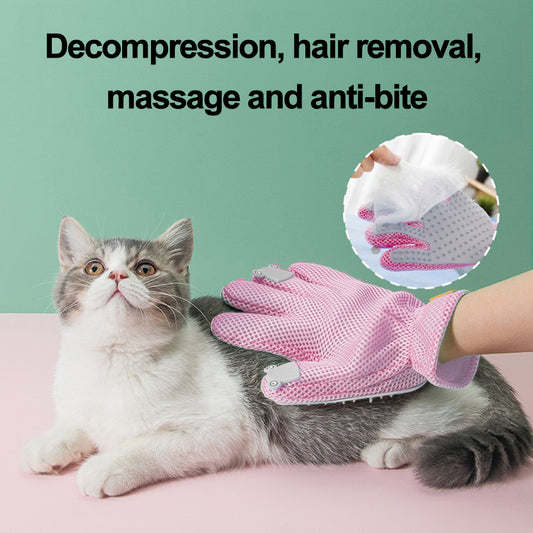 Pet Glove Grooming for Cats or Dogs